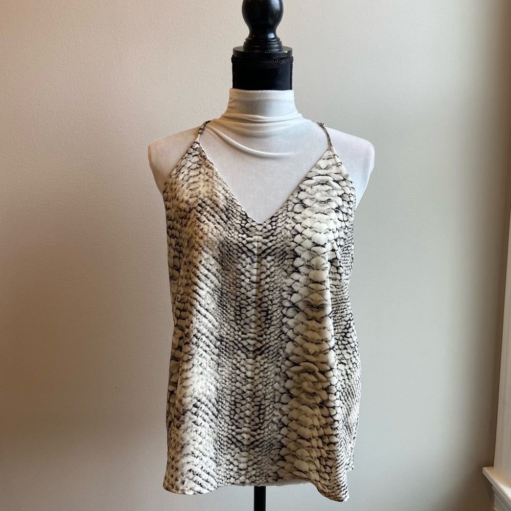 Vici Snake Print v-neck cami. Size M.